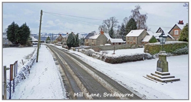 Bradbourne in the snow by John Lord